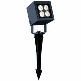 Proyectores de Exterior con Piqueta BARNI IP65 LED 8W 430lm 3000K Antracita