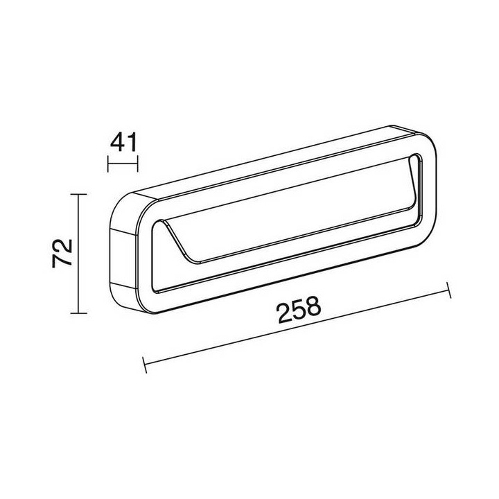Apliques de Exterior YSER IP65 LED 14,1W 257lm 3K Antracita
