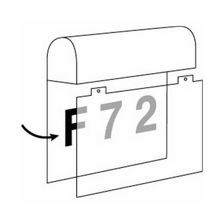 Apliques de Exterior NUMBER IP54 LED 6W 396lm 3000K Blanco