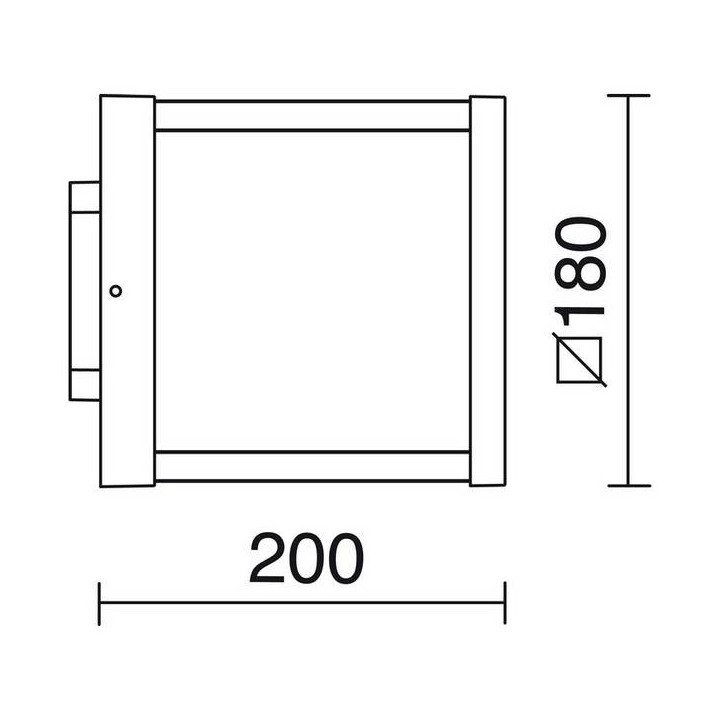 Apliques de Exterior ARLEN IP54 LED 12W 350lm 3000K Antracita