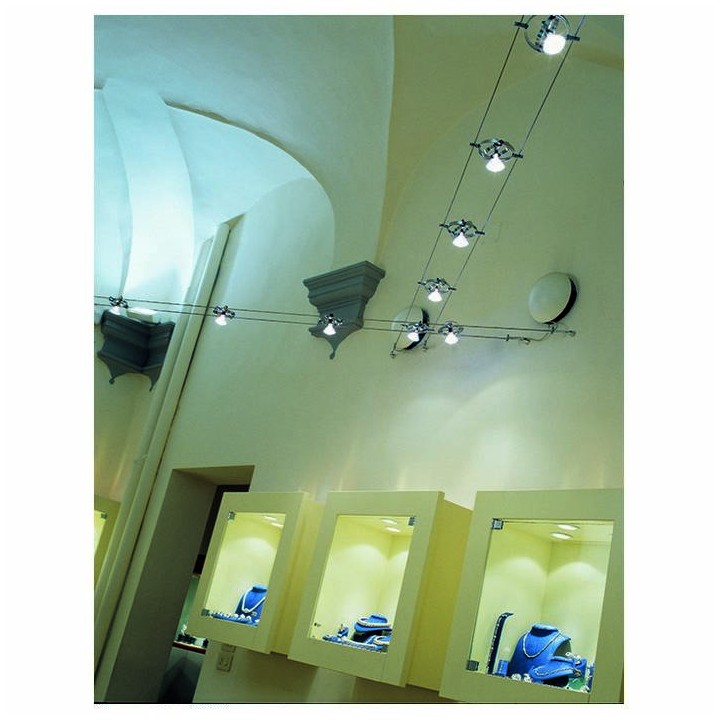 Proyector DEVAS KABLE12 QR-CB GU5,3 Cromo 