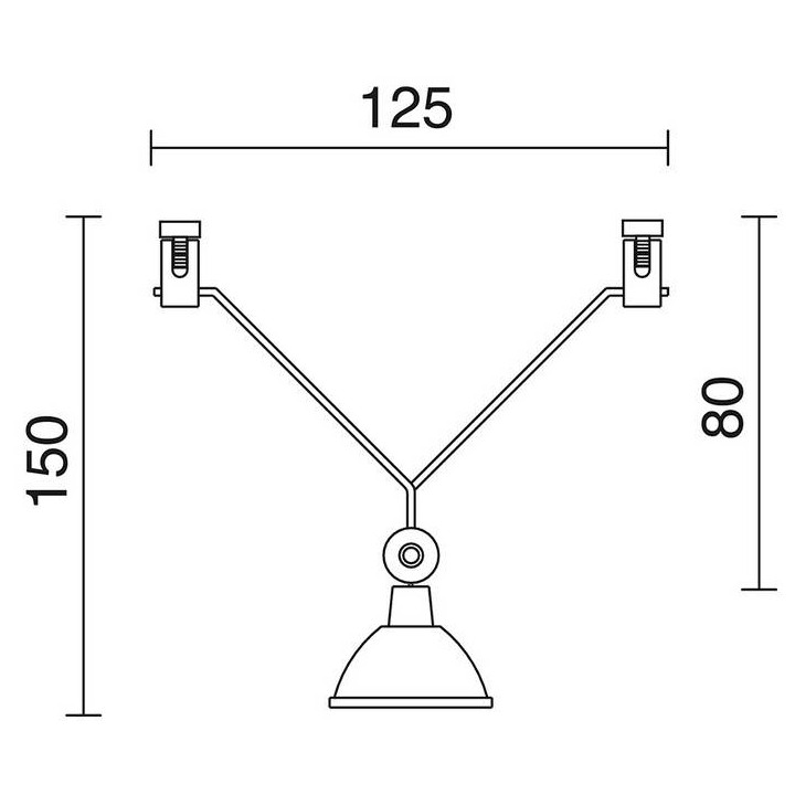 Proyector GALADA KABLE12 QR-CB GU5,3 Cromo 