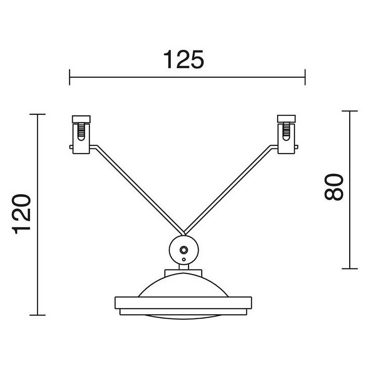 Proyector HARA KABLE12 QR111 G53 Cromo 