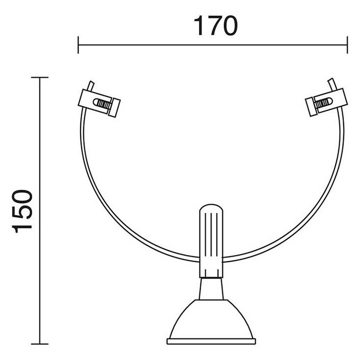 Proyector CAF KABLE12 QR-CB G53 Cromo 