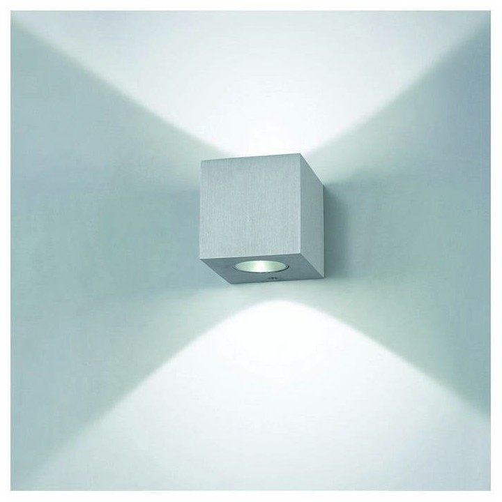 Aplique BRICK PoWerLed 1X3W Aluminio 