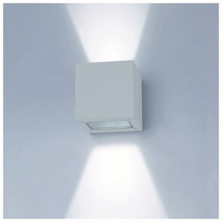 Aplique. BRICK LED 10x1W Aluminio 