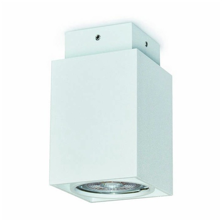 Plafón CUBI GU10 IP20 10cm blanco 