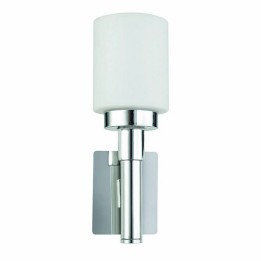 Aplique baño VEL IP44 E14 cromo / cristal