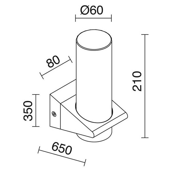 Aplique baño bath IP44 E14 cromo / cristal
