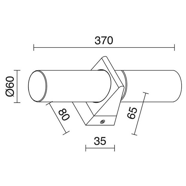 Aplique baño bath IP44 2xE14 cromo / cristal
