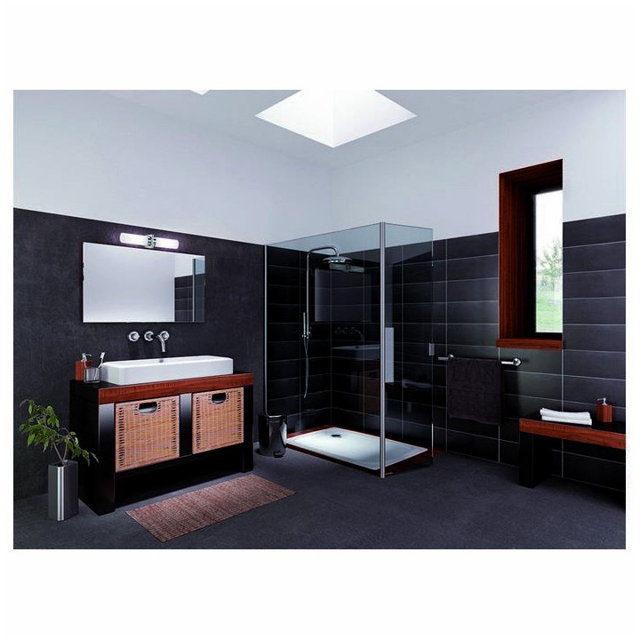 Aplique baño bath IP44 2xE14 cromo / cristal
