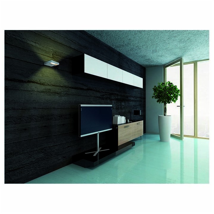 Aplique REMY IP20 LED 5W 340lm 3000K Aluminio satinado 