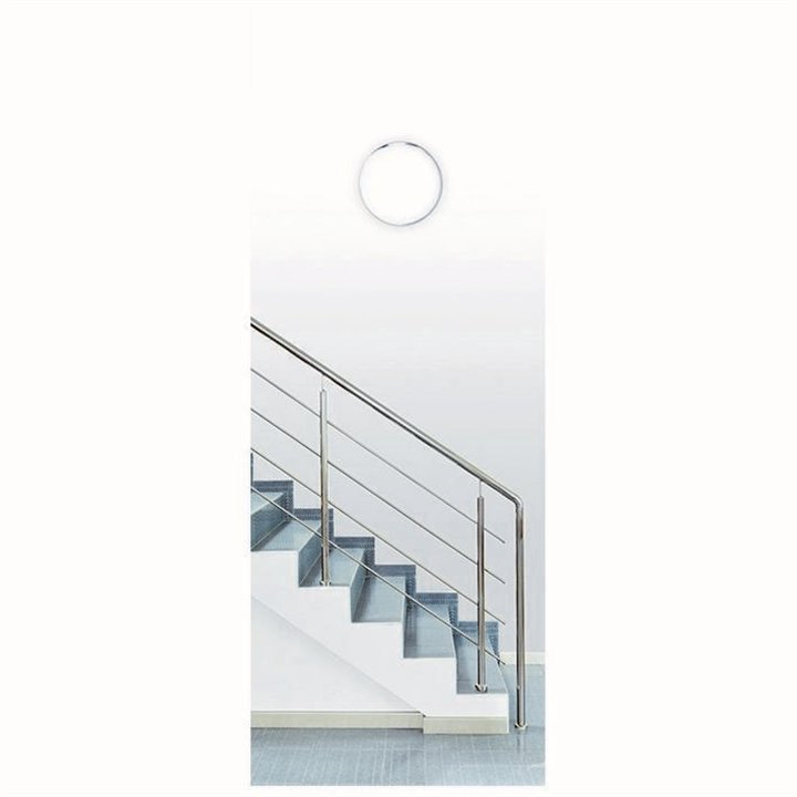 Plafón CARPI IP44 2xE27 cromo / cristal mate 