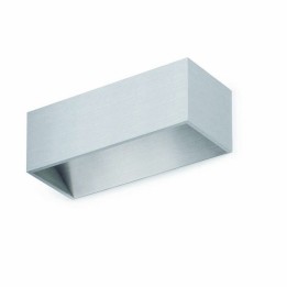 Aplique RETT IP20 LED 8W 900lm 3000K aluminio cepillado