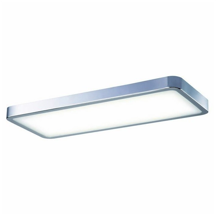 Plafón SIKER rectangular 48W  2800LM 3000K niquel satinado
