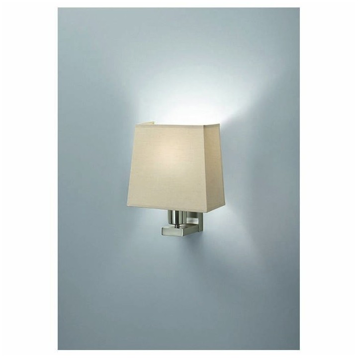 Aplique FIRENZE IP20 E27 niquel satinado