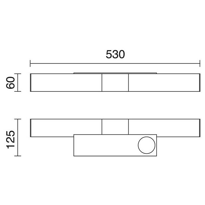 Aplique baño FRISS IP44 2G11 2x18W cromo