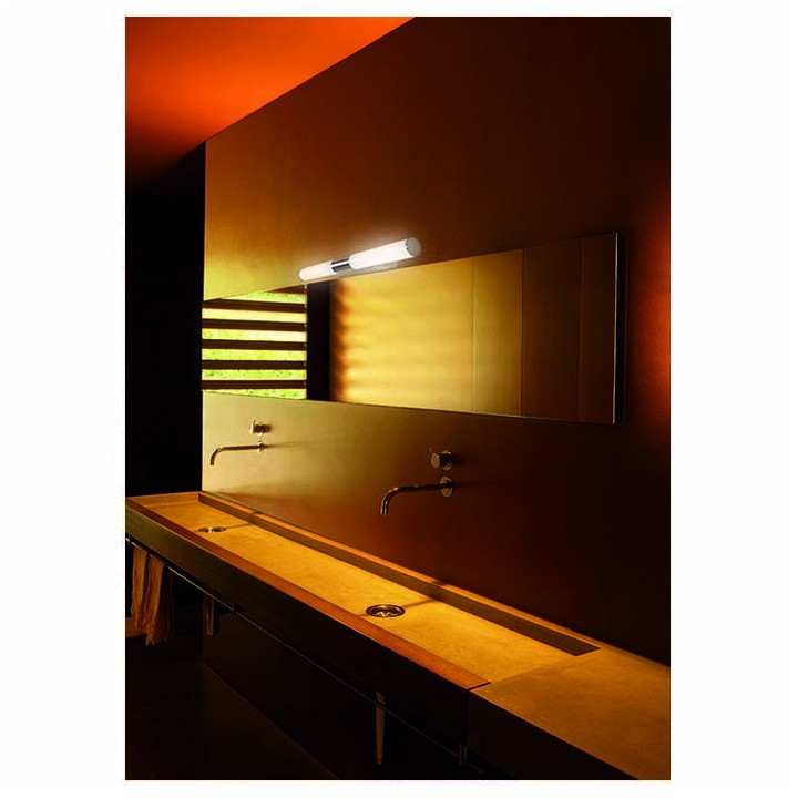 Aplique baño FRISS IP44 2G11 2x18W cromo