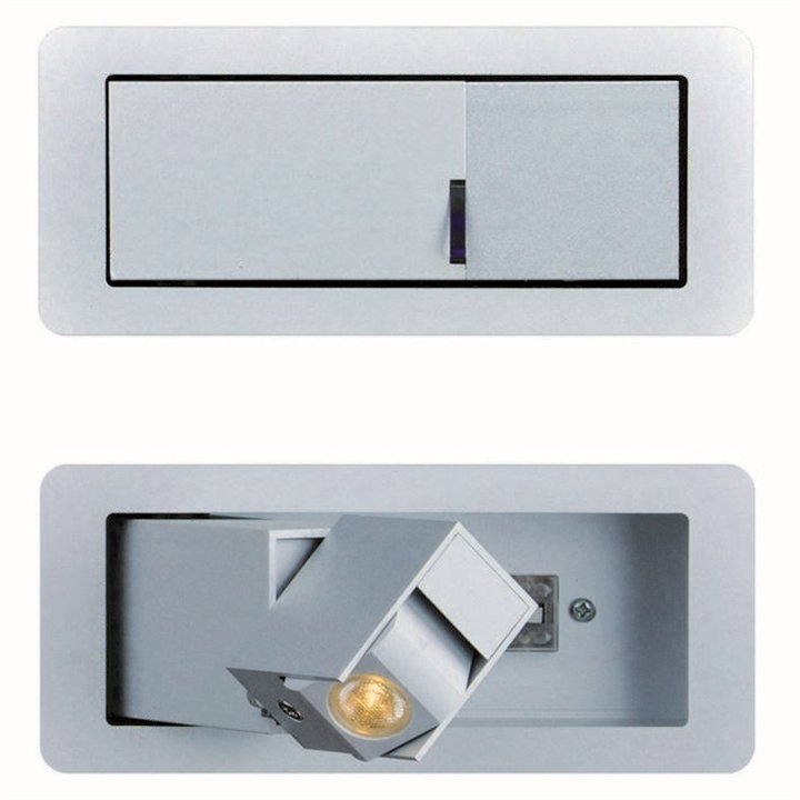 Aplique LESING derecha IP20 LED 3W 240lm 3000K 
