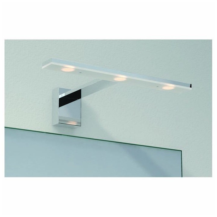 Aplique TIEL IP44 LED 3x3W 720lm 3000K cromo