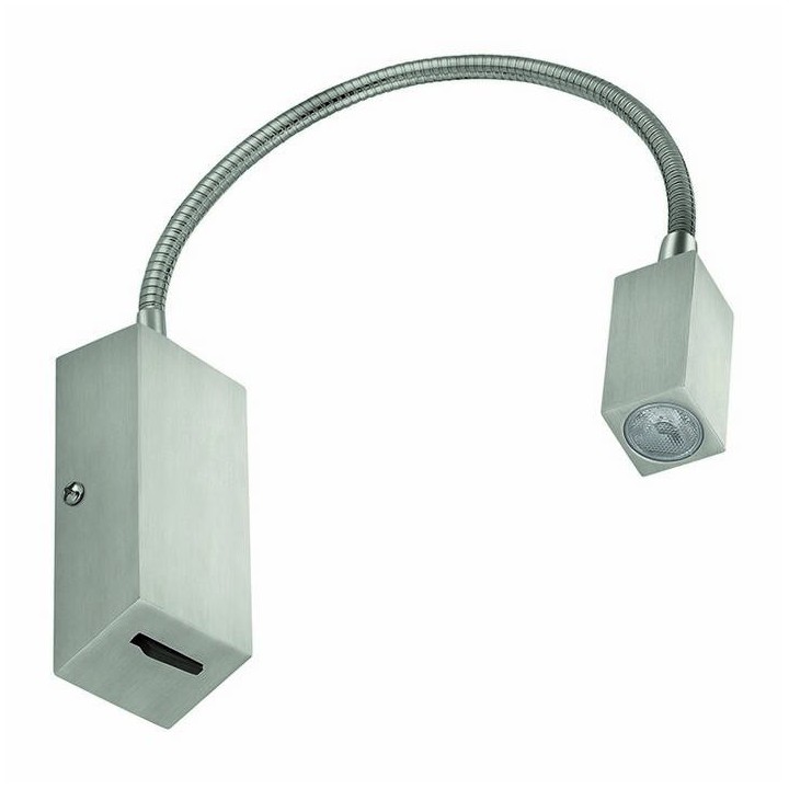 Aplique LEIDEN IP20 LED 1x3W 240lm 3000K niquel satinado