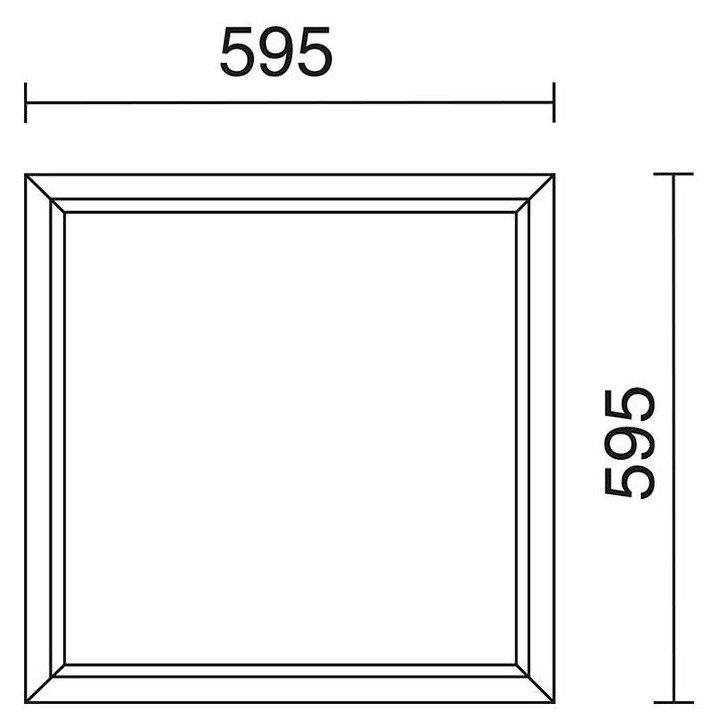 Panel de LED HIMMEL 40W 3000K 3200lm blanco 