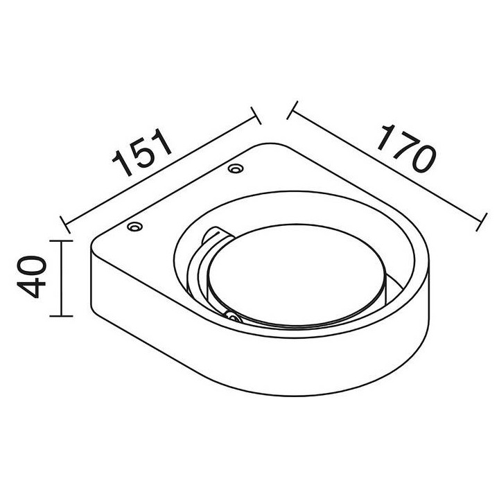Aplique ALIYA LED 5W blanco