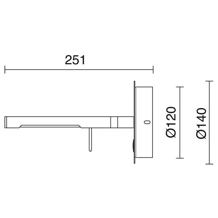 Aplique LED BOOK 1x4W 3000K negro
