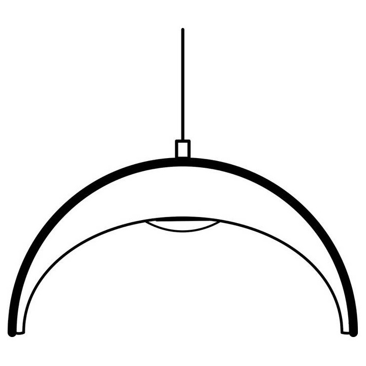 Lámpara Colgante LED DINA 8W 3500K gris