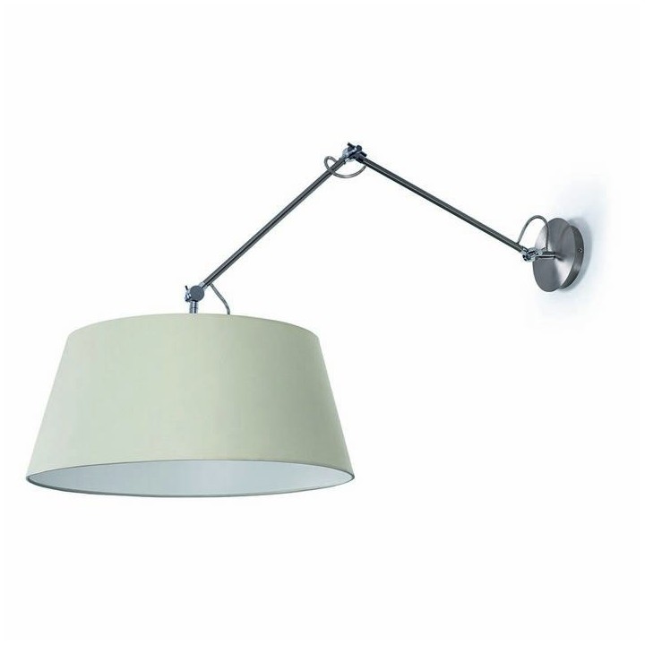 Aplique EASY E27 niquel satinado