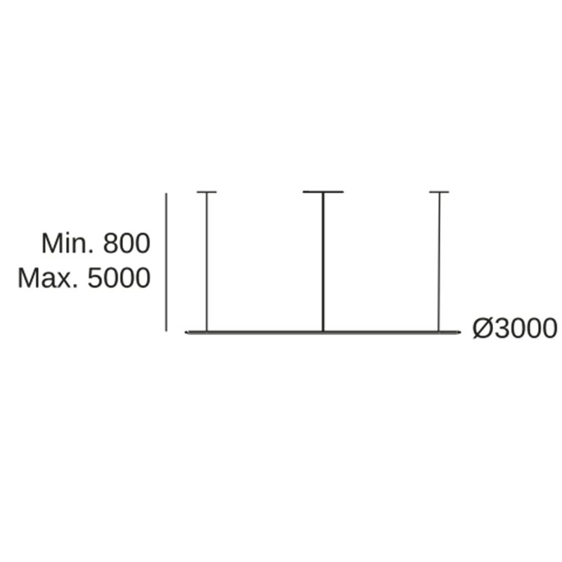 Farola IP66 Modis 2300mm LED LED 18.3W 2700K Gris 1301lm Leds C4 AS16-18V9M3DS34