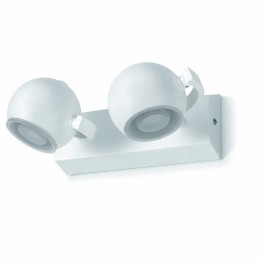 Aplique baño MOON LED 2x5W cromo / cristal