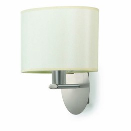 Aplique OVAL E27 niquel satinado 