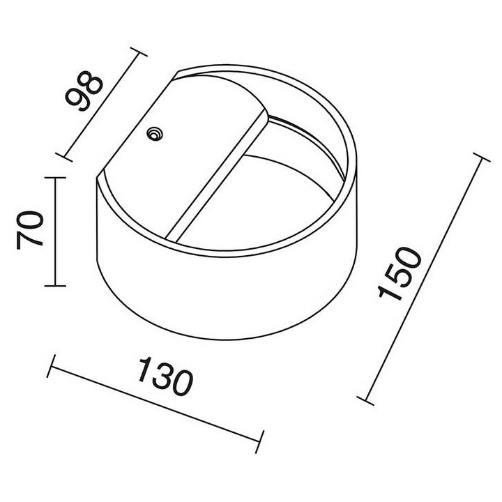Aplique LED SHEIBE 5W 450lm blanco
