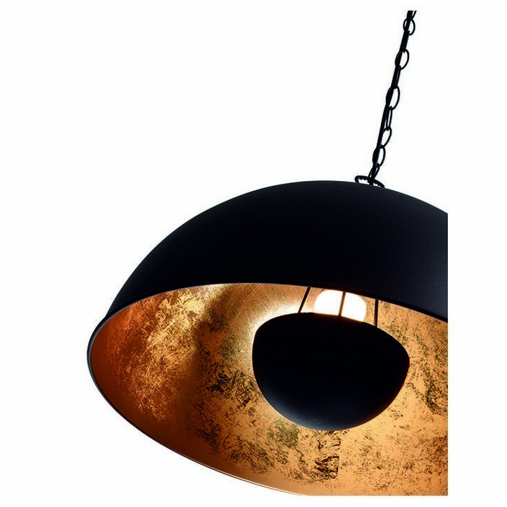 Lámpara Colgante TANNA E27 ø53cm Negro