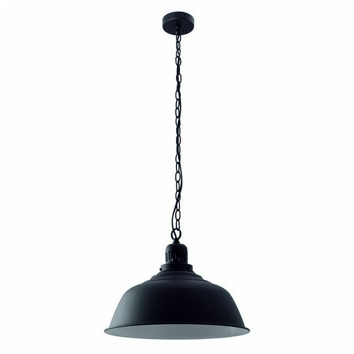 Lámpara Colgante VINTAGE E27 negro/gris