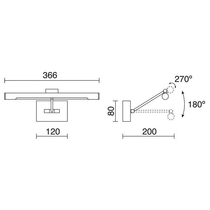 iluminacuadros TABEL 6W 3000K niquel
