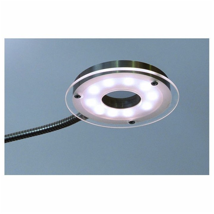 Lámparas Pie de Salón ALBERO LED 30W 2400lm niquel satinado 