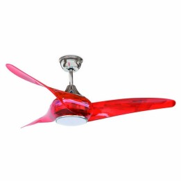 Ventilador de Techo con luz CEFIRO LED 1x18W 3000K rojo