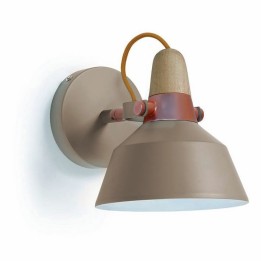 Aplique CLOÉ IP20 E14 gris piedra