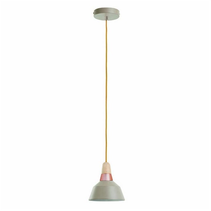 Lámpara Colgante CLOÉ IP20 E14 gris piedra