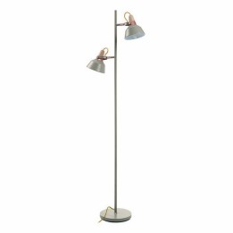 Lámparas Pie de Salón CLOÉ IP20  2xE14 gris piedra