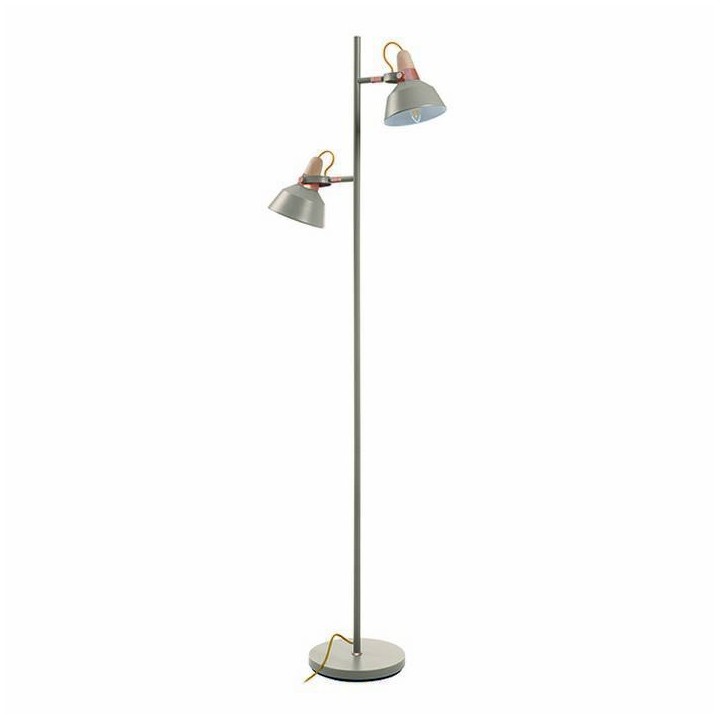 Lámparas Pie de Salón CLOÉ IP20  2xE14 gris piedra