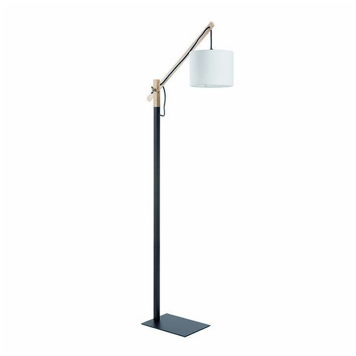 Lámparas Pie de Salón BRITTA IP20 E27 negro