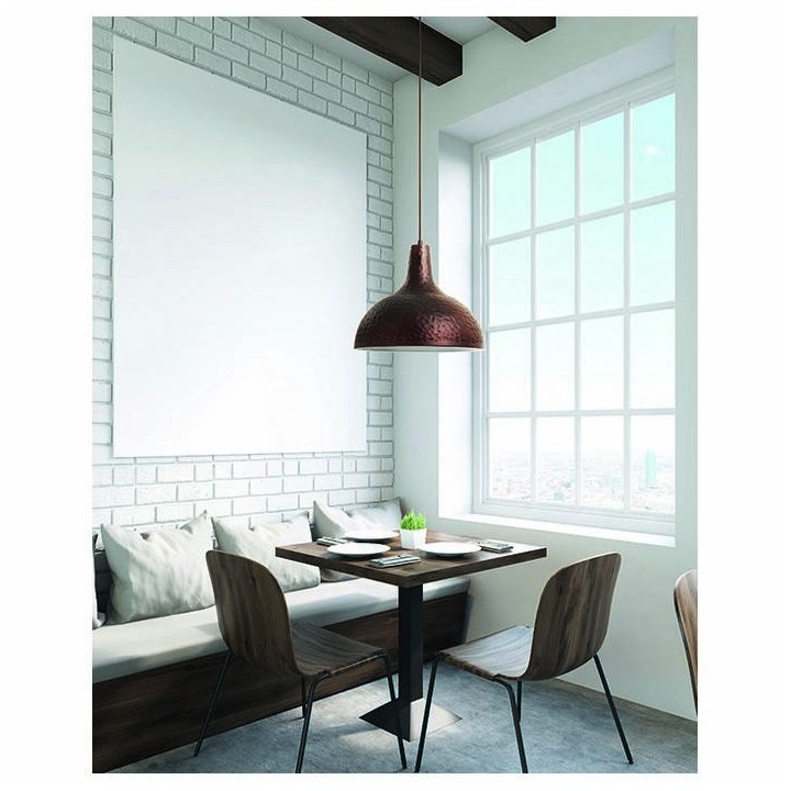 Lámpara Colgante LIVIA IP20 E27 marrón