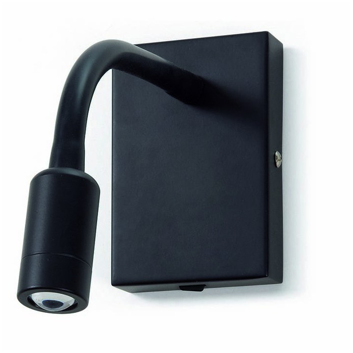 Aplique LECTOR IP20 LED 3W 200lm negro 3000K