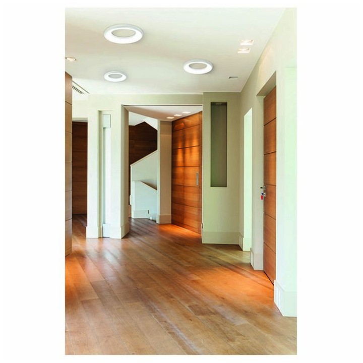 Plafón FRED IP20 LED25W 1850lm negro 3000K