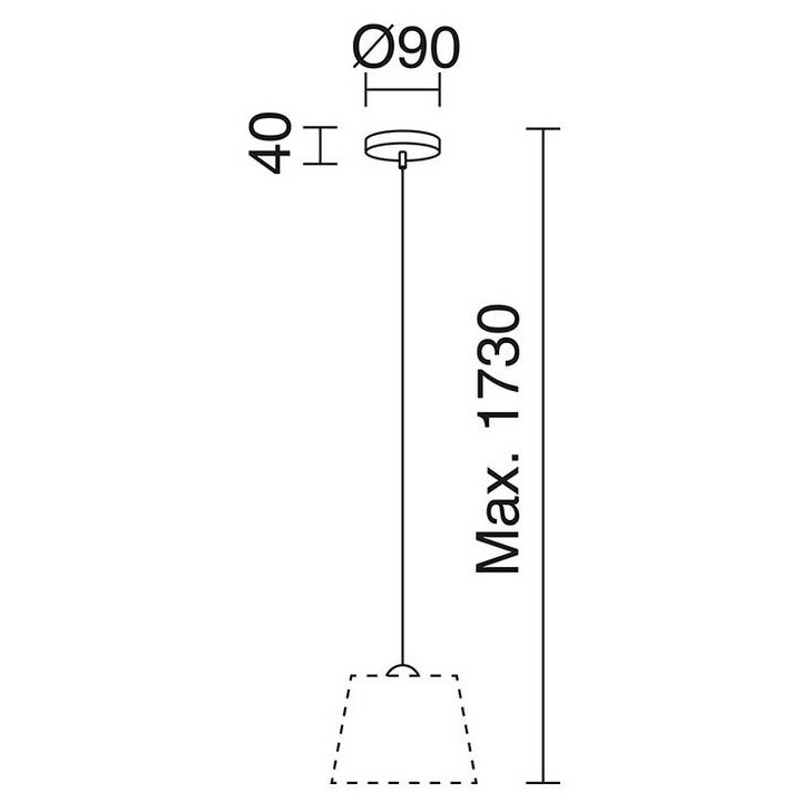 Lámpara Colgante A TU ESTILO IP20 E27 cromo+rojo