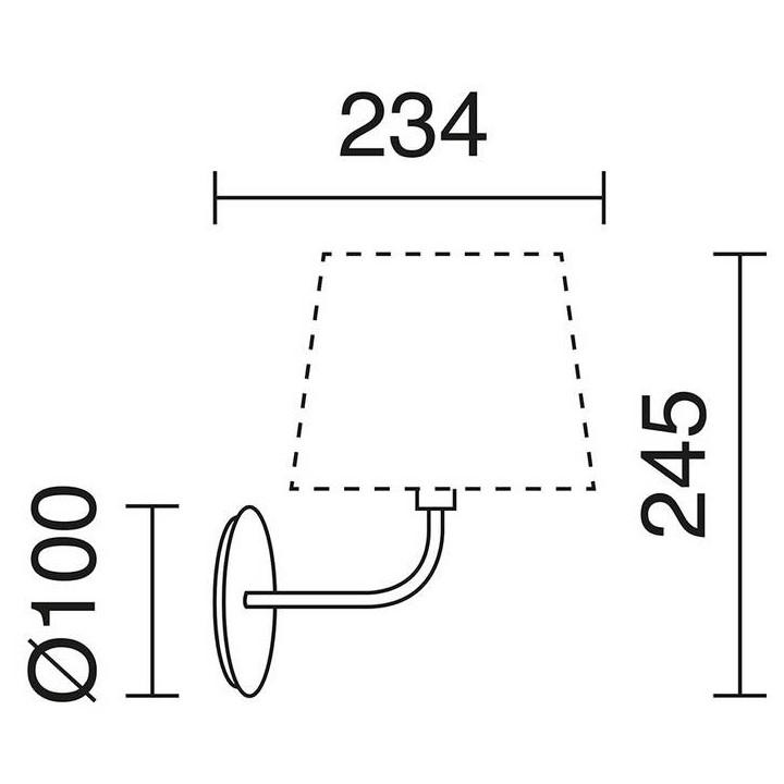 Aplique A TU ESTILO IP20 E27 cromo
