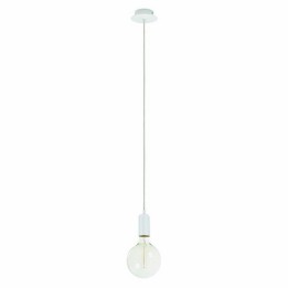 Lámpara Colgante A TU ESTILO IP20 E27 blanco